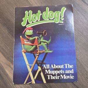Muppets Hollywood Kermit The Frog Hot Dog! Magazine Kids Activity Book 1979